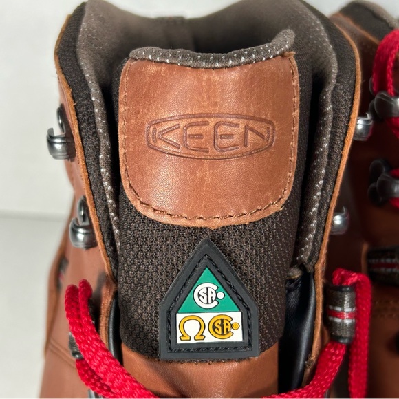 Keen Utility Waterproof Safety Toe Work Boot Manchester Men's Size 14 EE Brown - Picture 7 of 16